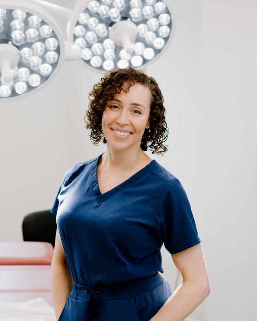 Female Plastic Surgeon Dr. Sieffert in OR 